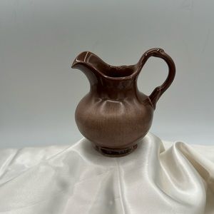 Frankoma 40A Cream Pitcher Frankoma Pottery Plainsman Brown - Vintage
